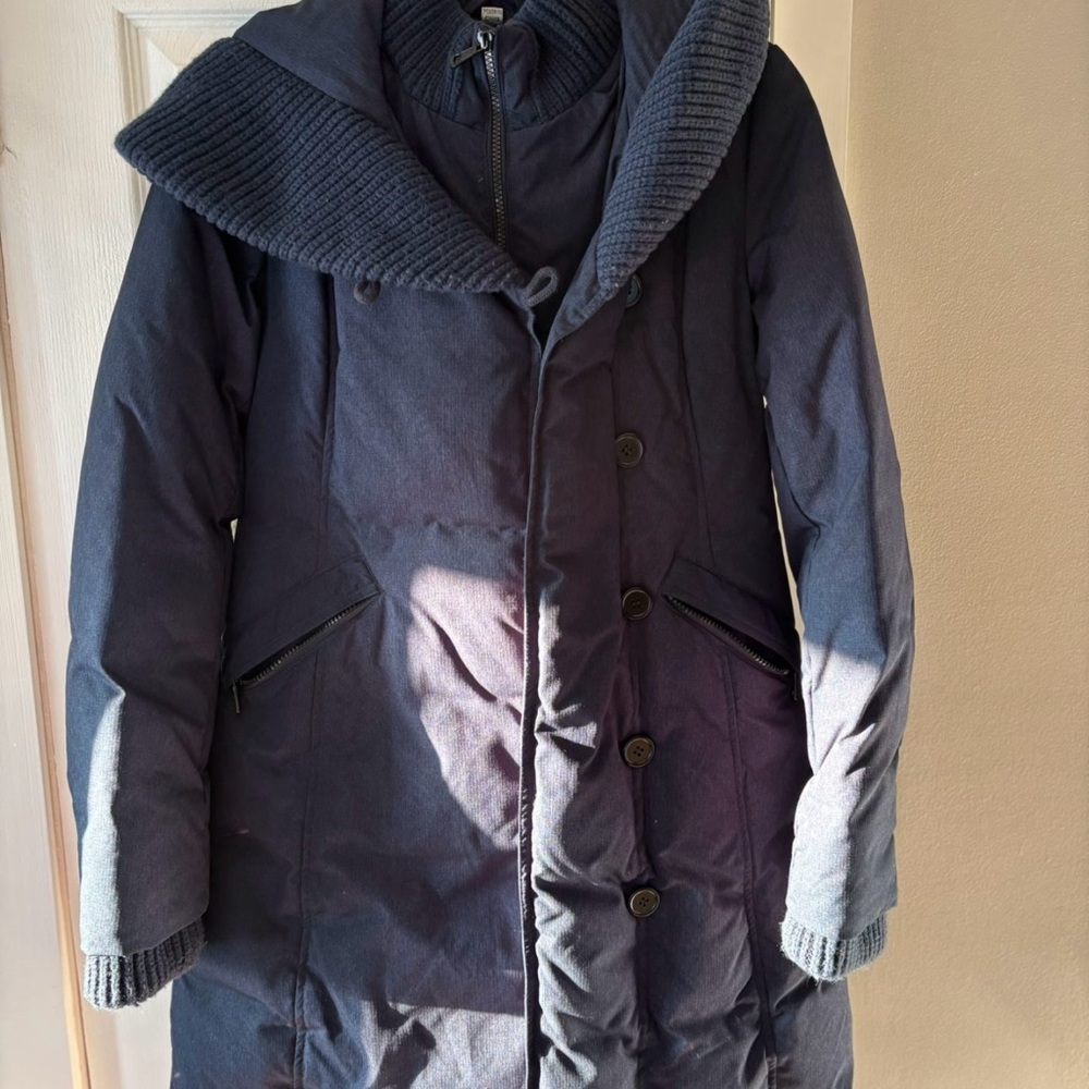 Elegant Navy Trench Coat